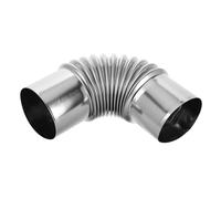 SUPVOX 90degré Coude de Tuyau de Poêle à Degrés Adaptateur Acier Inoxydable pour Raccords de Cheminée Tuyau de Poêle