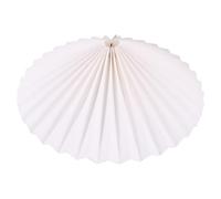 SUPVOX Abat-jour de Plafond Pliable en Papier Blanc, Forme Géométrique Moderne, Compatible Diverses Lampes, Création D'ambiance Chaleureuse pour Chambre