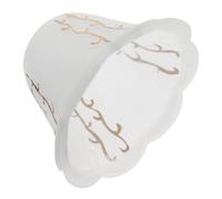 SUPVOX Abat-jour en Verre Teinte Claire Suspendre et Plafonnier, Abat-jour de Remplacement en Verre, Accessoire D’éclairage Compatible, Design Européen Élégant, Diamètre Adapté, Usage