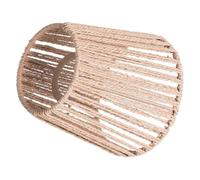 SUPVOX Abat-Jour Tissé en Rotin Naturel pour Lustre à Suspendre Corde, Éclairage Intérieur pour Maisons d'Hôtes et Salons de Thé, 1 Pièce, Style Wabi-Sabi