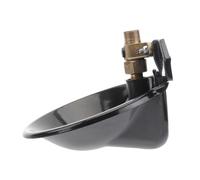 SUPVOX Abreuvoir Automatique pour Moutons et Bovins Bol avec Valve Robuste pour Alimentation Eau Stable Ferme Noir