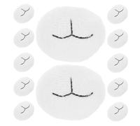 SUPVOX Accessoires Bouche DIY 20 Pcs Blanc pour Peluches et Marionnettes Éléments Bouche Animaux pour Fabrication Jouets Tissu Sécurité et Bricolage Visage Poupées