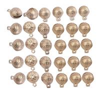 30 Pièces Tout Petit Accessoires De Cloches En Cuivre Cloches De Noël Colorées En Métal Artisanat De Jingle Bell Grelot Décorations De Noël Petite Cloche Sapin De Noël La Sorcière