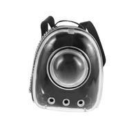 SUPVOX Accessoires de Scène Sac Capsule Transparent Noir pour Maison de Poupée Transporteur pour Petit Chien et Chat Éducatif Portable