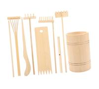 SUPVOX Accessoires Jardin Zen avec Mini Râteaux Durables et Élégants pour Bac à Sable Outils Compacts pour Décoration et Méditation Cadeau Maison et Bureau