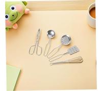 SUPVOX Accessoires Miniatures pour Cuisine Ustensiles Réalistes pour Jeu de Rôle et Apprentissage Kit pour Cuisine Éducatif