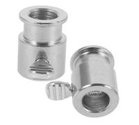 SUPVOX Accessoires pour Barbecue 2 Pcs Butée pour Broche en Acier Chromé Résistant à la Chaleur Fixateur de Broche pour Rôtisserie Compatible Fourchette Barbecue Cuisson Extérieure