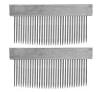 SUPVOX Accessoires pour cheveux de violoncelle - Peigne à cheveux en métal - 2 pièces - Archet de violon - Outil de peignage en crin de cheval - Outils de peignage pour cheveux - Peigne à cheveux -