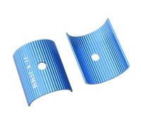 SUPVOX Adaptateur de Guidon Facile à Assembler en Alliage D'aluminium 2 Pièces Bleu, Réducteur de Potence 31,8mm à 35mm et Résistant pour Vélo VTT