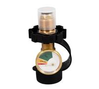 SUPVOX Adaptateur Filetés De Propane Connecteur Réducteur De Pression Gaz pour Réservoir Domestique Usage, Métal Robuste, Fonction Sécurité Arrêt Automatique, Compatible Propane Nord-américain,