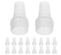 SUPVOX Adaptateur Raccord Cannelé Plastique pour Tuyau D'arrosage - 40 Pièces - Connecteur Réducteur pour Lanceur de Ballons D'eau - Remplissage Rapide - Compatible Ballons D'eau