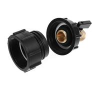 SUPVOX Adaptateur Robinet IBC Galons pour Cuve Eau Raccord Robuste Cuivre avec Sortie pour Tuyau Arrosage Jardin Installation Facile et Étanche