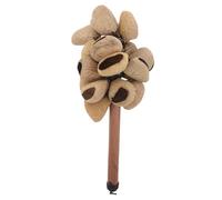 SUPVOX African Shekere Shaker With Wooden Handle Plant Fruit Percussion Instrument For Traditional African Rhythms Dance Festivals And Multicultural Music Performances