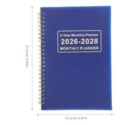 SUPVOX Agenda Hebdomadaire 2026-2028 Bleu Calendrier Scolaire Mensuel Carnet de Notes Papier Épais Résistant à L’Encre Planificateur Personnel Compact pour Études Travail et