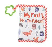 SUPVOX Album Photo Garçon Fille Doux et Né et Tout- Souvenir de Croissance Cadeau Naissance Personnalisé Garçon Fille Carnet Mémoire Mois Tactile Sécurisé