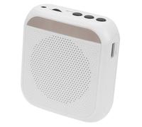SUPVOX Amplificateur de Voix Portable Multifonction avec Micro Serre-tête Réglable Batterie Rechargeable Clair et Net pour Enseignants Chanteurs et Guides Touristiques Blanc