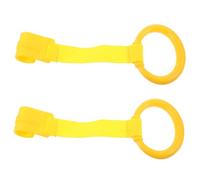 SUPVOX Anneau De Traction Pour Bébé 2pcs Anneau De Préhension Pour Nourrisson Jaune Garçon Et Filles Exercice De Force Des Bras Portable Et Pour Apprendre à Se Tenir Debout Accessoire Éducatif