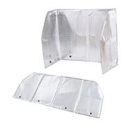 SUPVOX Anti-éclaboussures pour Cuisinière À Huile Feuille D'aluminium 120 X 50 Cm Ustensile De Cuisine