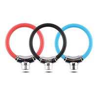SUPVOX Antivol Câble en Acier Verrou de Bague en Alliage D'aluminium et Pvc, Solide et Résistant pour Vélo en Extérieur, Prévention du Vol en Plein Air