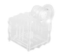 SUPVOX Aquarium Planting Cup Acrylique Transparent avec Ventouse Porte-Plante Aquatique pour Réservoir Poisson et Décoration Support de Plantation avec Crochet pour Bocal et Petits