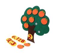 SUPVOX Arbre Fruitier Mathématique Jeu Association Numérique Jouet Éducation Préscolaire Aide à Enseignement Fruits Activité De Comptage De Fruits