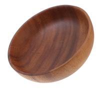 SUPVOX Assiette en Bois D'acacia Ronde 12x3,8 Cm, Plat de Service Mini pour Sauce, Dessert et Salade, Porte-collation Naturel Cuisine Maison et Restauration, Accessoire la Cuisine Bois