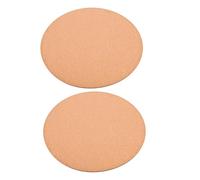 SUPVOX Assiette pour Pot de Fleurs 2 pièces 30,5 cm, Tapis Rond en liège Absorbant, Dessous antidérapant, Protection de Surface pour Plante en intérieur et extérieur