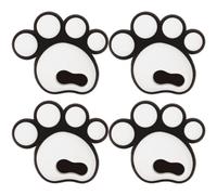 SUPVOX Autocollant Antidérapant pour Snowboard en Silicone Blanc, Lot de 4 Pièces Système de Remplacement Facile, Accessoire Décoratif pour Ski Pistes