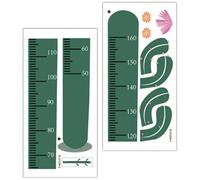 SUPVOX Autocollant Mural Toise Garçon et Filles Cactus Vert en Pvc Auto-adhésif Amovible, Tableau des Tailles Mural pour Chambre Bébé, Décoration Murale Ludique et Mesure de Croissance