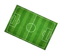 SUPVOX Autocollant Sol PVC Antidérapant 40x60 Cm Style Terrain de Football Créatif, Tapis Décoratif Souple pour Salon et Salle de Bain, Résistant à L’Usure et Facile à Nettoyer