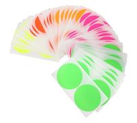 SUPVOX Autocollants à Pois Fluorescents Colorés, Rond, 100 Pièces, Étiquettes Adhésives Polyvalentes pour Bureau et Décoration, Autocollants Décoratifs DIY pour Fête et Maison