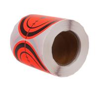 SUPVOX Autocollants Cibles de Tir Fluorescents Durables Adhésifs Réutilisables Résistants Aux Éclaboussures pour Entraînement Intérieur et Extérieur Au Tir à Arc