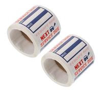 SUPVOX Autocollants de Rappel D'entretien Voiture Adhésifs Amovibles Bleu 300 Pièces Étanches sans Résidus pour Vitres, Étiquettes Vidange Huile Pratique et Solide