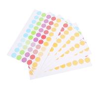 SUPVOX Autocollants Décoratifs de Renforcement des Trous pour Feuilles Mobiles, Cercles de Renfort en Papier Ø13mm/6,5mm, 300 Pièces, Étiquettes Perforées pour Classeur, Protection