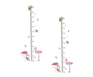 SUPVOX Autocollants Muraux de Mesure Hauteur Garçon et Filles, Règle de Croissance Pvc Étanche, Décor Chambre Bébé Animaux Dessin Animé, Autocollant Adhésif Créatif 2 Pièces