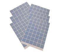 SUPVOX Autocollants Panneaux Solaires Miniatures Adhésifs, 6 Feuilles pour Maquettes Architecturales, Dioramas et Tables de Sable, Accessoires Modélisme pour Projets Créatifs et Scènes