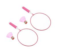 SUPVOX Badminton Racket Set pour Garçon Fille Ergonomique Durable avec Volants pour Jeux Extérieurs et Activités Familiales