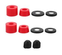 SUPVOX Bague Amortisseur en PU Rouge pour Trucks de Skateboard - Rondelles Coupelles de Pivot - Coussinets D’Amortissement de Chocs pour Patins à roulettes - Accessoires de Rechange pour
