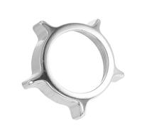 SUPVOX Bague de Verrouillage en Acier Inoxydable pour Hachoir à Viande Électrique et Manuel - Écrou de Blocage 2,4 Compatible, Accessoire de Rechange Robuste pour Broyeur Domestique -