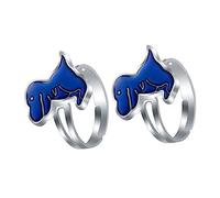 SUPVOX Bague d'Humeur Dinosaure pour Garçon et Filles Réglable 2Pcs Accessoire Coloré Bague Décorative Jouet Éducatif pour Filles et Garçons