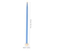 SUPVOX Baguettes de Percussion Double Tête Érable avec Tête Feutre Rayures Maillets de Timbale Durables pour Batterie et Caisse Claire Accessoires pour Instruments de Percussion