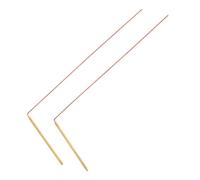 SUPVOX Baguettes De Sourcier En Cuivre Bicolores 2 Pièces Pour Recherche D'eau Et Objets Enfouis, Légères Et Portables, Baguettes De Radiesthésie Pliables Pour Usage Extérieur Et Détection Polyvalente