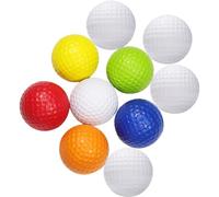 SUPVOX Balle de Golf Vierge Réutilisable D'entraînement, 10 Pièces | Caoutchouc Élastique, Usage Maison ou Stade, pour Adolescents et Adultes, Aide à Créer Mémoire Musculaire Couleur Aléatoire