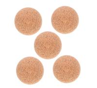 SUPVOX Balles de Baby-Foot en Liège pour Garçon et Filles Lot de 5 Petites Balles de Remplacement 32Mm Accessoires de Baby-Foot en Bois Jeux Intérieurs