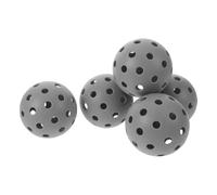 SUPVOX Balles de Pickleball en Plastique PE Creuses à 40 Trous Lot de 5 Haute Élasticité et Vol Stable, pour Entraînement en Salle et Sessions de Groupe