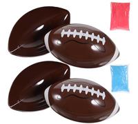 SUPVOX Ballon de Rugby pour Révélation du Genre 1 Pièce Poudre Fumigène Bleue et Rose 200 G Chacun, Décoration Fête Prénatale, Accessoires pour Fête de Naissance
