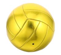 SUPVOX Ballon de Volley-Ball Or Métallisé, Personnalisable, PVC Léger | Surface Lumineuse à Motif, Résistance à L’abrasion la Pression, Usage Jardin ou École