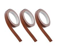 SUPVOX Bande Adhésive Décorative Effet Bois Grain Naturel, Ruban de Bordure 2 Cm X 10 M, 3 Rouleaux pour Protection et Réparation Meubles, Armoire, Plinthe, Bricolage Facile