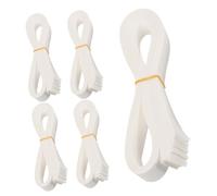 SUPVOX Bandes pour de Banque en Papier Blanc 36 CM Lot de 200 Pièces Organiseur de pour Espèces Sangles Flexibles et Solide pour Banques et Supermarchés