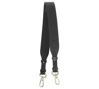 SUPVOX Bandoulière Réglable en Cuir Synthétique Sangle de Rechange Noire Croisée Accessoire pour Paquet à Bandoulière DIY Largeur Moyenne pour Paquet Main Femme et Quotidien